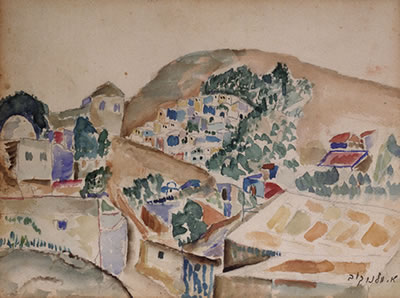 Safed by Abraham Melnikoff - Auction record, sale price, and art valuation. Compare with similar artists and explore comparable artworks.