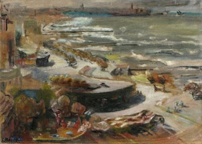 A View to Jaffa, Cafe Piltz