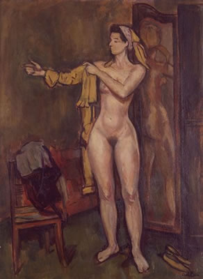 The Model by Michel Adlen - Auction record, sale price, and art valuation. Compare with similar artists and explore comparable artworks.