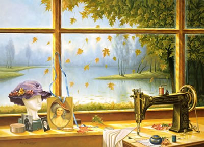Interior and View from a Window