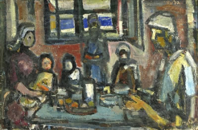 Dinning Room in a Kibbutz