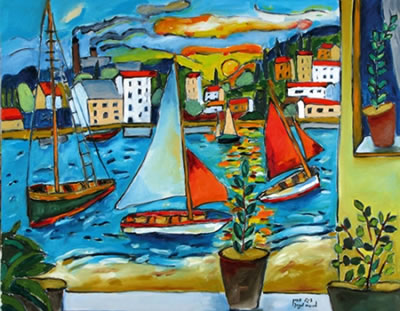 Sample artwork by Aharon Zigel (Born 1945), known for paintings - View similar artists and auction records