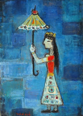 Woman with Parasol