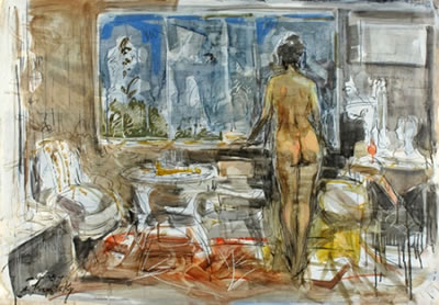 Sample artwork by Avinoam Kossovsky (Born 1949), known for painting - View similar artists and auction records