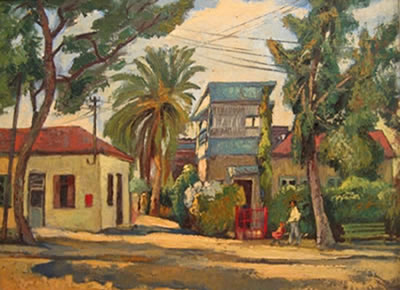 Sample artwork by Chaim Aronstamm (1918 - 2002), known for painting - View similar artists and auction records