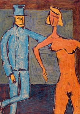 A Man and a Naked Woman
