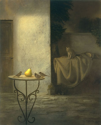 Sample artwork by Moni Leibovitch (Born 1946), known for painting - View similar artists and auction records