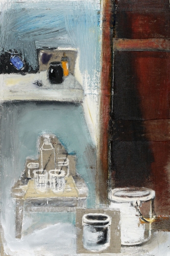 Still Life in the Studio by Haim Senyor - Auction record, sale price, and art valuation. Compare with similar artists and explore comparable artworks.