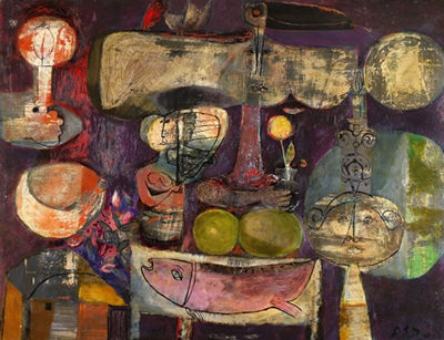 Set Table by Naphtali Bezem - Auction record, sale price, and art valuation. Compare with similar artists and explore comparable artworks.