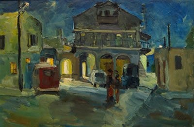Sample artwork by Shaul Victor (1947 - 1996), known for painting - View similar artists and auction records