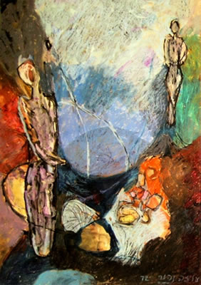 Sample artwork by Alisa Nahor (1915 - 1987), known for painting - View similar artists and auction records