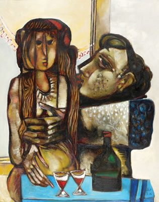 Party by Joel Kass - Auction record, sale price, and art valuation. Compare with similar artists and explore comparable artworks.