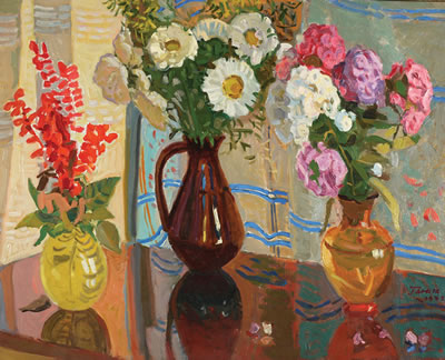 Interior with Flowers