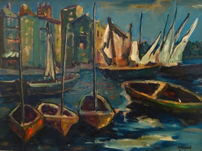 Boats in a Port