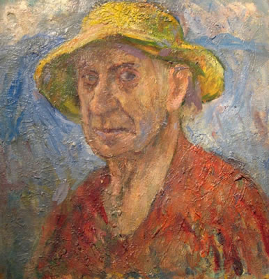 Portrait of David Labkovski: Self-portrait