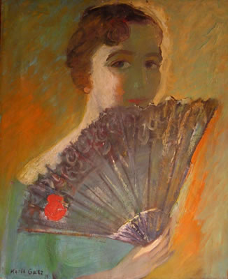 Woman with a Fan, 1955