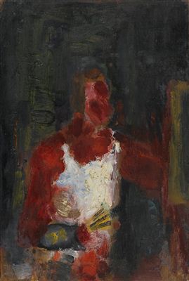 Portrait of Michael Gross: Self-Portrait with Palette