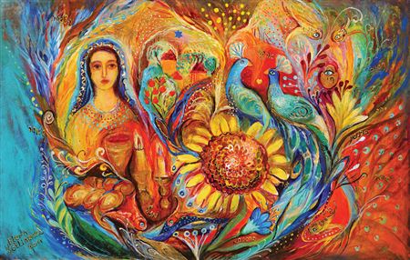 Queen Shabbath by Elena Kotliarker - Auction record, sale price, and art valuation. Compare with similar artists and explore comparable artworks.