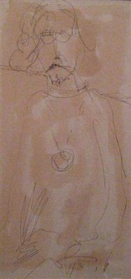 Portrait of Moshe Bernstein: Self Portrait, 1956
