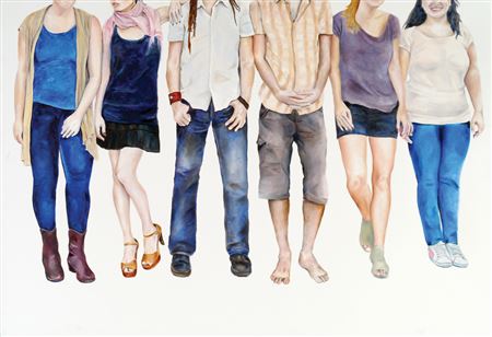Sample artwork by Yael Aviv (Born 1985), known for painting - View similar artists and auction records