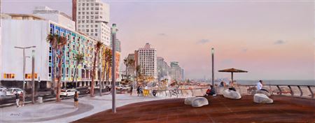 Sunset in Tel Aviv