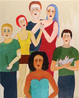 Sample artwork by Debora Gutman (Born 1957), known for painting - View similar artists and auction records