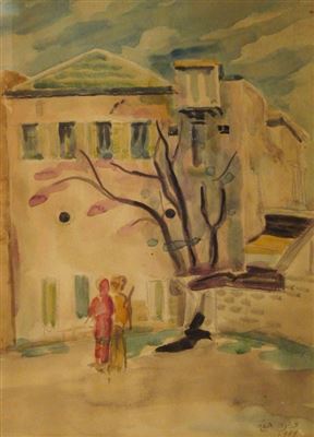 Couple in Landscape