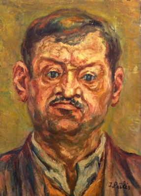 Portrait of Isaac Pailes: Self Portrait
