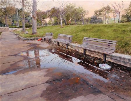 On the banks of the Yarkon