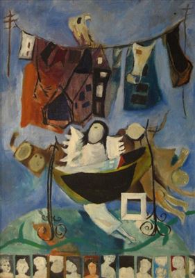 Neighbors by David Meshulam - Auction record, sale price, and art valuation. Compare with similar artists and explore comparable artworks.