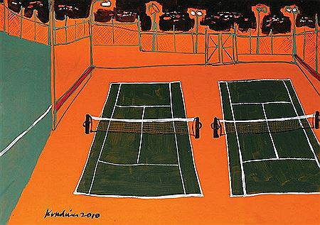 Tennis Courts in Rosh Pina, 2010 by Olga Kundina - Auction record, sale price, and art valuation. Compare with similar artists and explore comparable artworks.