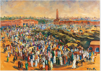 Sample artwork by Francis Cariffa (1890 - 1975), known for painting - View similar artists and auction records