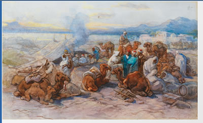 Un campement arabe by Guido Bach - Auction record, sale price, and art valuation. Compare with similar artists and explore comparable artworks.