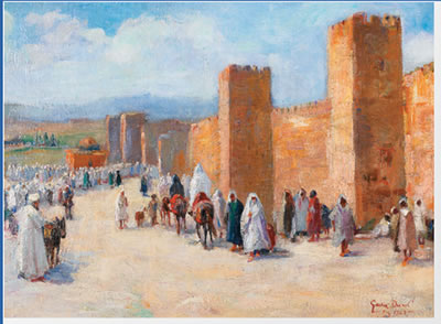 Devant les remparts de Fez