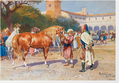 Le marché aux chevaux