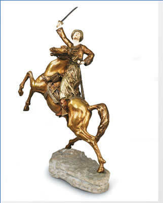 Sample artwork by Thomas Francois Cartier (1879 - 1943), known for animal sculpture - View similar artists and auction records