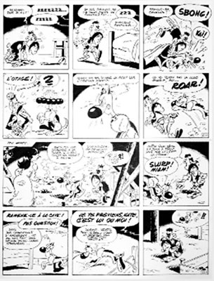 Sample artwork by Michel Janvier (Born 1954), known for comics (lucky luke) - View similar artists and auction records