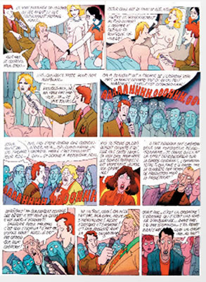 Sample artwork by Gerard Lauzier (1932 - 2008), known for drawing, comics, illustration - View similar artists and auction records