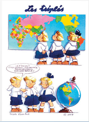 La carte de géographie