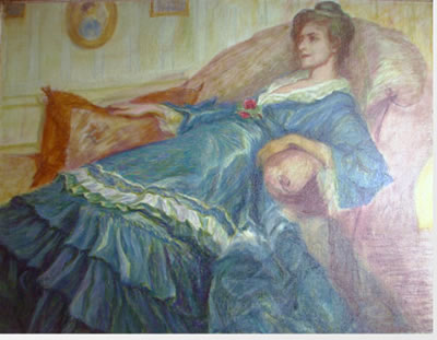 La robe bleue