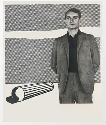 Portrait de Roy Lichtenstein