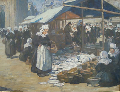 Scène de marché Breton