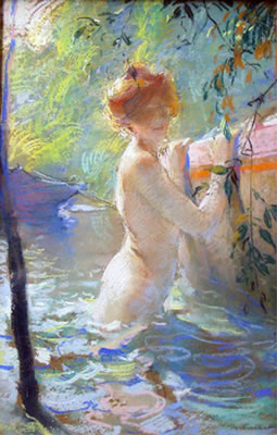 Baigneuse by Antoine Calbet - Auction record, sale price, and art valuation. Compare with similar artists and explore comparable artworks.