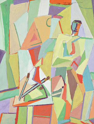 Musicien dans l'atelier