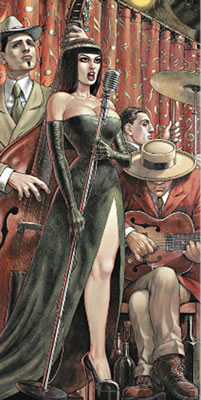 La Chanteuse aux gants by Frederic (Fred) Beltran - Auction record, sale price, and art valuation. Compare with similar artists and explore comparable artworks.