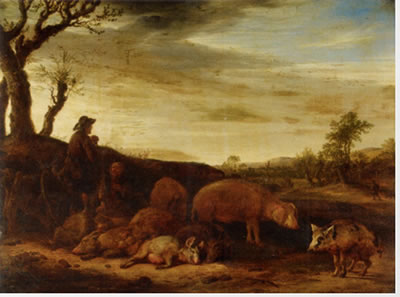 Les fermiers et leurs cochons