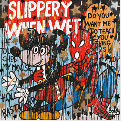 Slippery when wet by Lorenzo Boldy - Auction record, sale price, and art valuation. Compare with similar artists and explore comparable artworks.