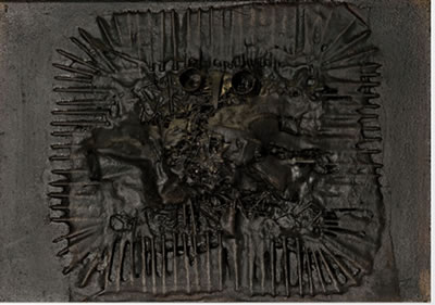 Composition noire tête