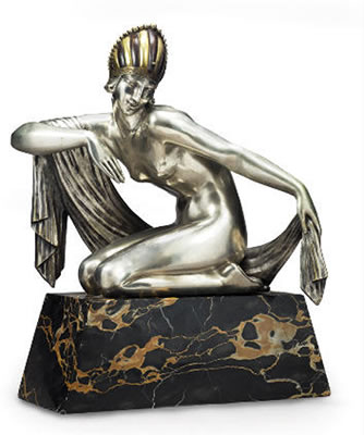 Sample artwork by Fanny Rozet (1881 - after 1921), known for sculpture in the art deco style - View similar artists and auction records