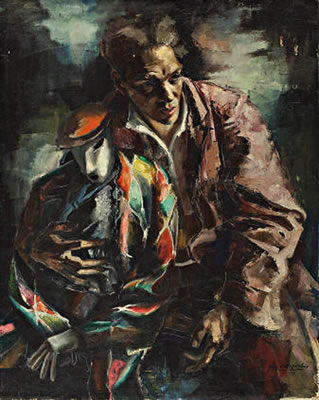 L'Homme à la Marionnette by Jean D'Esparbes - Auction record, sale price, and art valuation. Compare with similar artists and explore comparable artworks.
